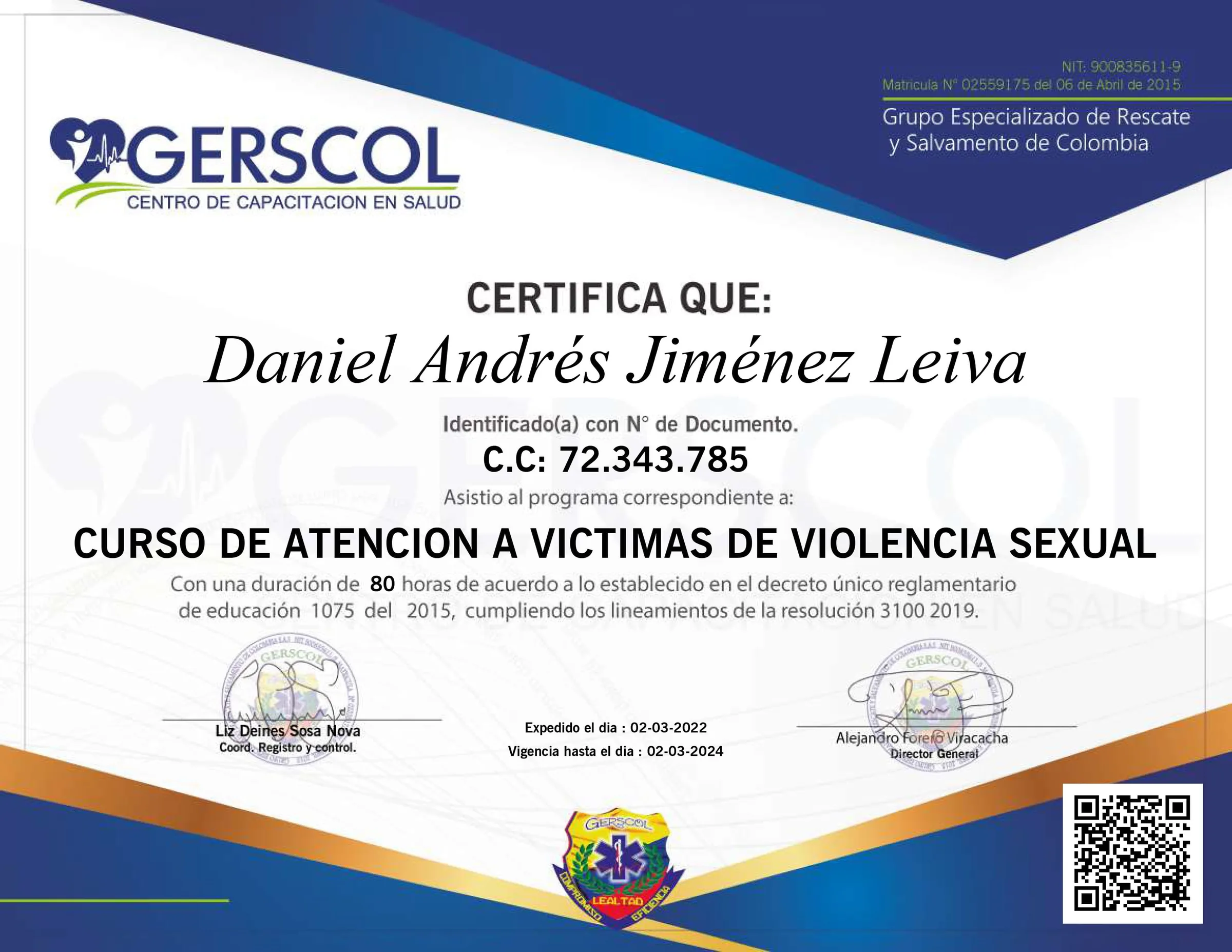 Certificación 3